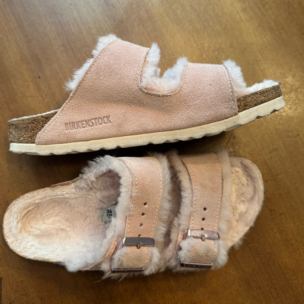 Birkenstock - Shearling Arizona - Light Pink - 36